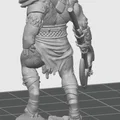 Mô hình Chiến binh Nhân ngưu (Minotaur Warrior) 3D in chi tiết cho D&D - Thumbnail 3