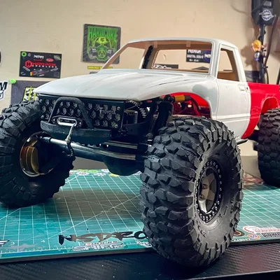Ngàm gắn gương chiếu hậu cho xe RC địa hình - Phụ kiện độ xe 3D