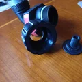 Đầu nối máy bơm chìm 47mm cho ống nước vườn 15mm in 3D - Thumbnail 1