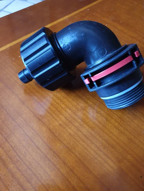 Đầu nối máy bơm chìm 47mm cho ống nước vườn 15mm in 3D - Image 2