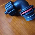 Đầu nối máy bơm chìm 47mm cho ống nước vườn 15mm in 3D - Thumbnail 2