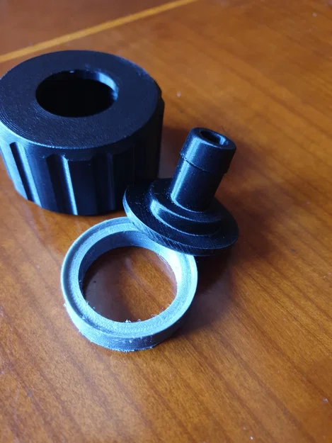 Đầu nối máy bơm chìm 47mm cho ống nước vườn 15mm in 3D - Image 3