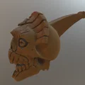 Còi tử thần hình đầu lâu Aztec - Thumbnail 1