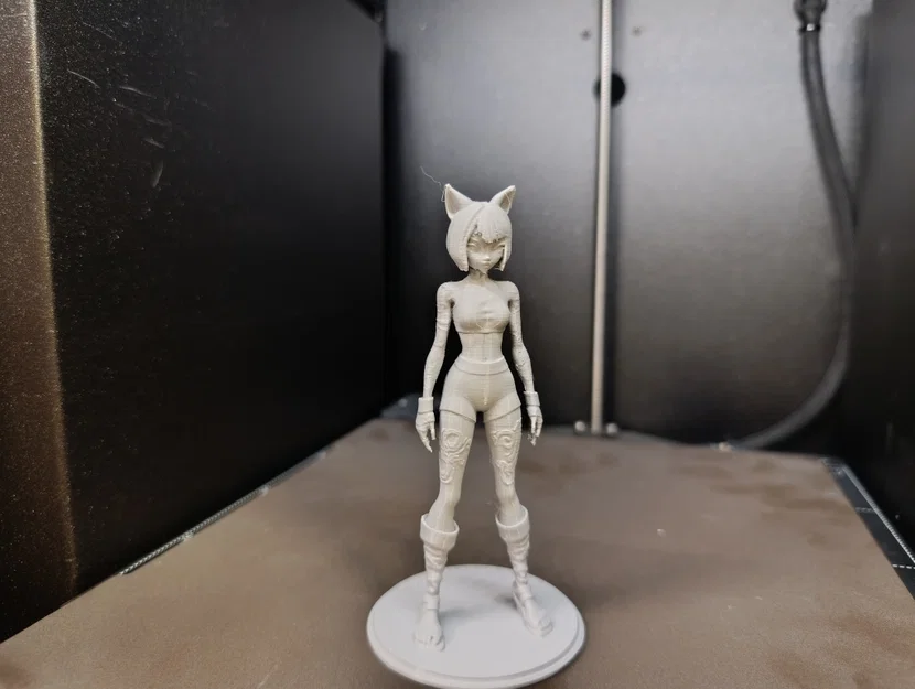 Anime Cat-Girl Warrior: Mô hình nữ chiến binh tai mèo (Tư thế đứng) - Image 2
