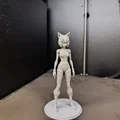 Anime Cat-Girl Warrior: Mô hình nữ chiến binh tai mèo (Tư thế đứng) - Thumbnail 2