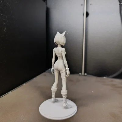 Anime Cat-Girl Warrior: Mô hình nữ chiến binh tai mèo (Tư thế đứng)
