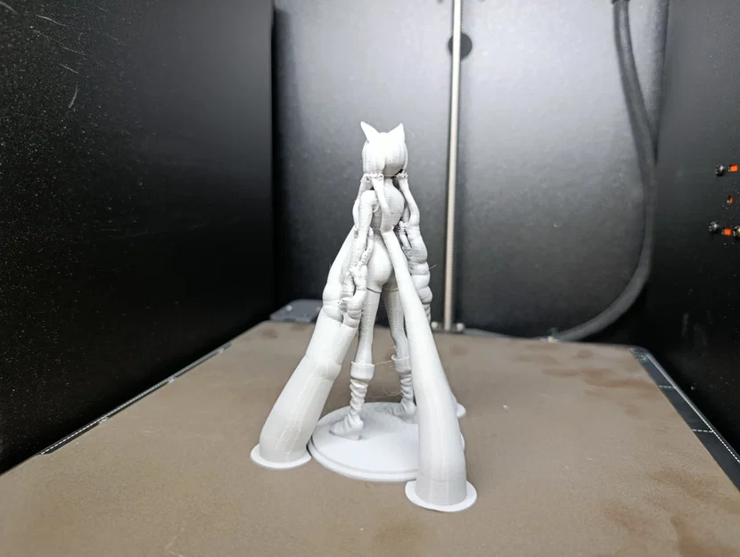 Anime Cat-Girl Warrior: Mô hình nữ chiến binh tai mèo (Tư thế đứng) - Image 7