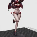 Mô hình Sexy Succubus sắc sảo cho dân chơi in 3D Resin - Thumbnail 1