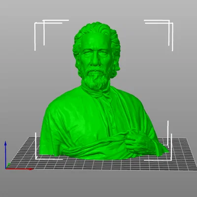 Mô hình 3D tượng Yukteshwar Maharaj - File STL sắc nét để in 3D