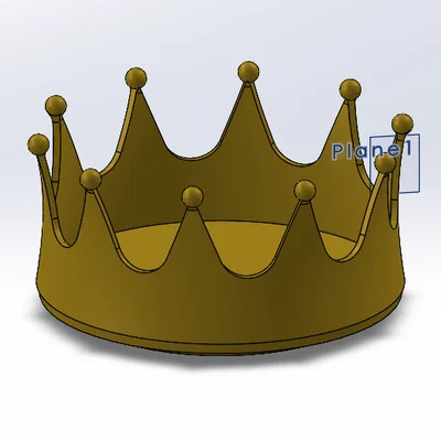 Vương miện mini trang trí máy in 3D (Crown - Princess CoreOne)