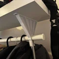 Giá đỡ kệ trên cho giá treo quần áo IKEA RIGGA - Thumbnail 1