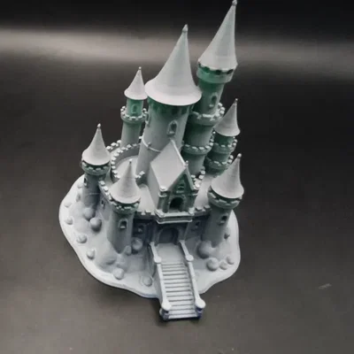 Mô hình lâu đài giả tưởng (Fantasy Castle Miniature)
