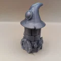 Mô hình Tháp Phù Thủy Giả Tưởng (Fantasy Wizard Tower Miniature) - Thumbnail 1