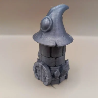 Mô hình Tháp Phù Thủy Giả Tưởng (Fantasy Wizard Tower Miniature)
