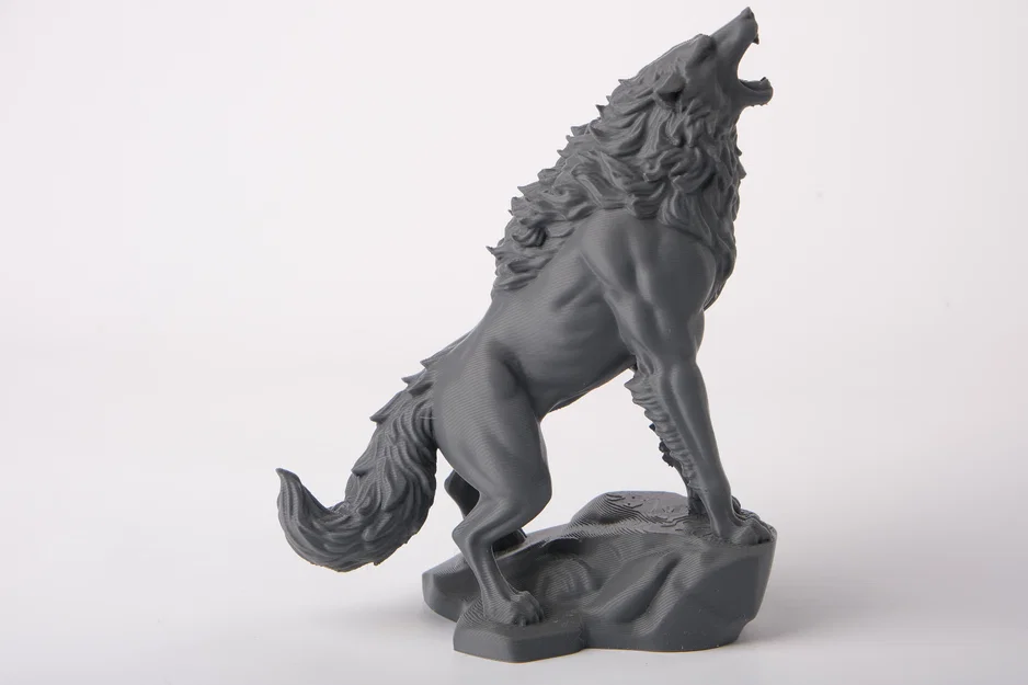 Tượng Người Sói Hú - Howling Werewolf Sculpture - Image 2