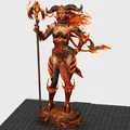 Mô hình Nữ Hoàng Địa Ngục (Hell Queen) - Tuyệt tác 3D chi tiết - Thumbnail 1