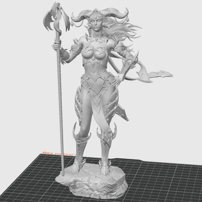 Mô hình Nữ Hoàng Địa Ngục (Hell Queen) - Tuyệt tác 3D chi tiết