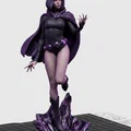 Mô hình 3D nhân vật Raven từ DC Comics cực chi tiết - Thumbnail 1