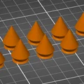 Mô hình gai nhọn Cosplay Spike - In 3D dễ dàng không cần support - Thumbnail 3