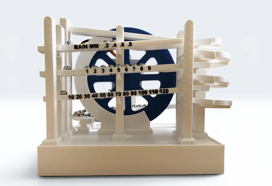 Thước đo lượng mưa - Phiên bản Ball Clock - Image 1