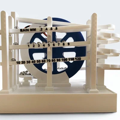 Thước đo lượng mưa - Phiên bản Ball Clock