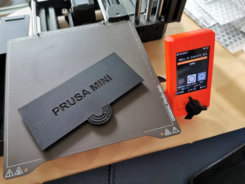 Nắp khay đựng rác nhựa Prusa Mini+ – Bản remix vừa vặn hơn kèm tay cầm tiện lợi - Image 1