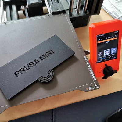 Nắp khay đựng rác nhựa Prusa Mini+ – Bản remix vừa vặn hơn kèm tay cầm tiện lợi