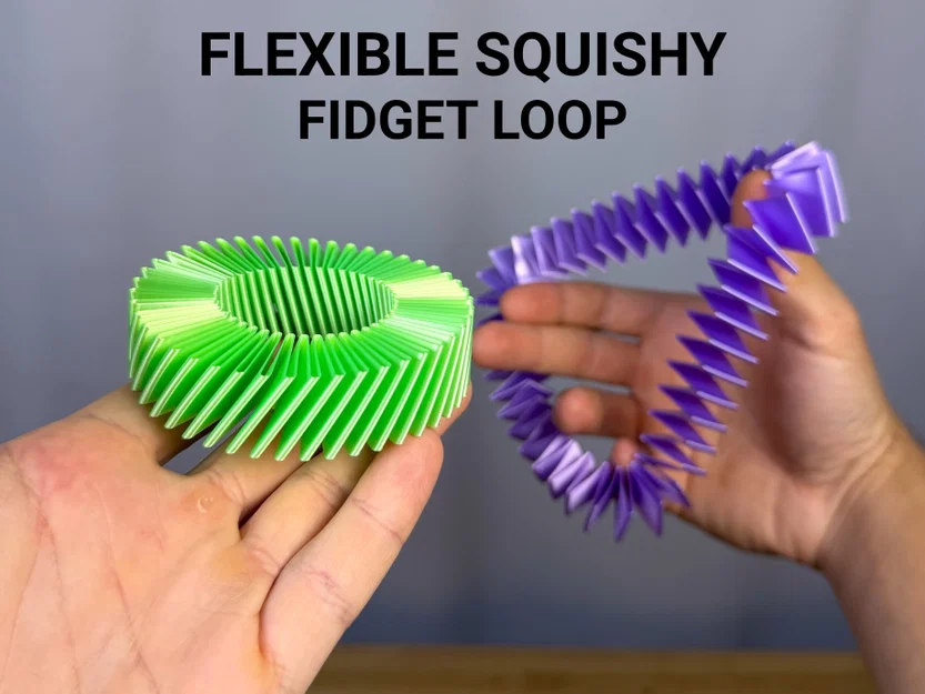 Vòng Fidget Co Giãn Mềm Dẻo (Flexible Squishy Fidget Loop) - Image 1