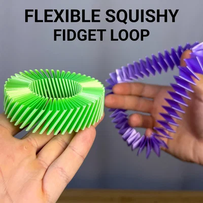 Vòng Fidget Co Giãn Mềm Dẻo (Flexible Squishy Fidget Loop)