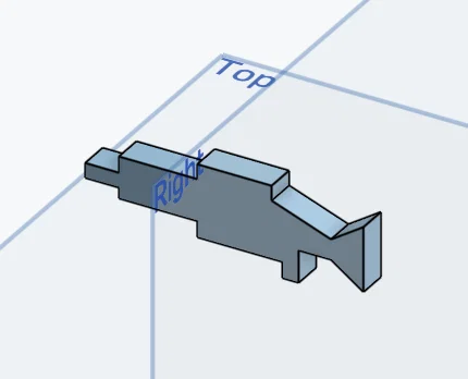 Mô hình súng đồ chơi Toy Gun 2 đơn giản - File in 3D chất lượng - Image 1