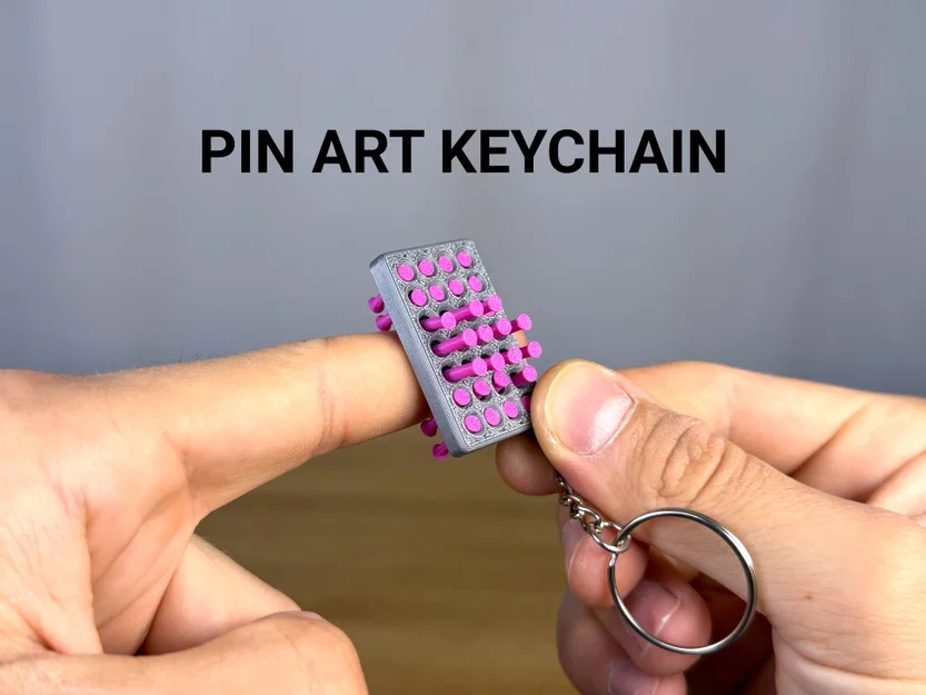 Móc Khóa Fidget Pin Art Mini - Image 1