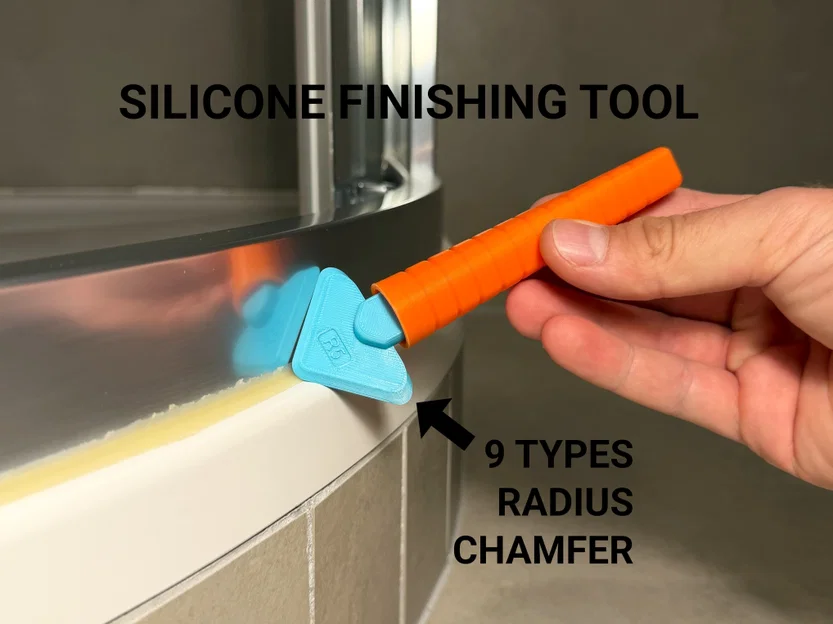Dụng cụ miết mạch silicone / keo trám - Image 1