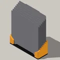 Giá đỡ 8 tấm bản in xếp so le cho Prusa Mini - Thumbnail 3