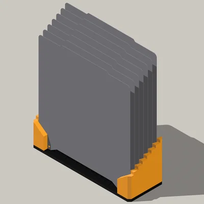 Giá đỡ 8 tấm bản in xếp so le cho Prusa Mini