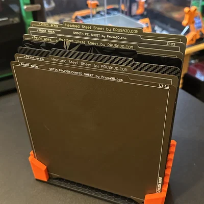 Giá đỡ 8 tấm bản in xếp so le cho Prusa Mini