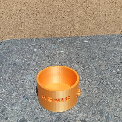 Giá đỡ hũ mật ong 3D có trang trí chú ong siêu đáng yêu