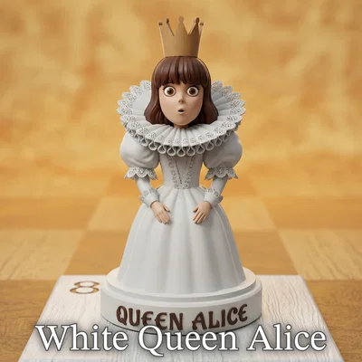 White Queen Alice (Chặng cuối) - Bộ cờ vua Wonderland