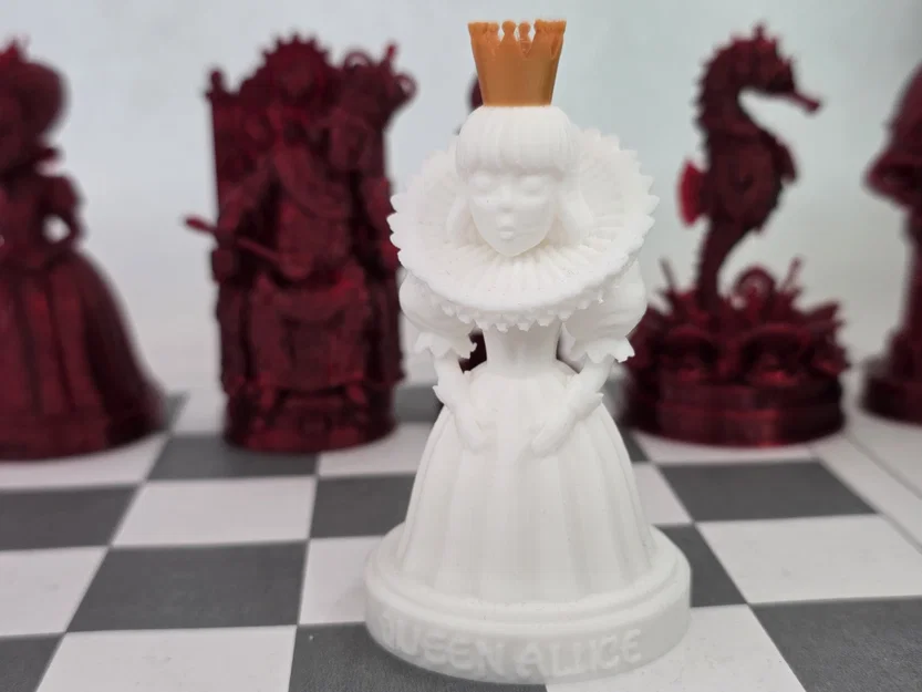 White Queen Alice (Chặng cuối) - Bộ cờ vua Wonderland - Image 2