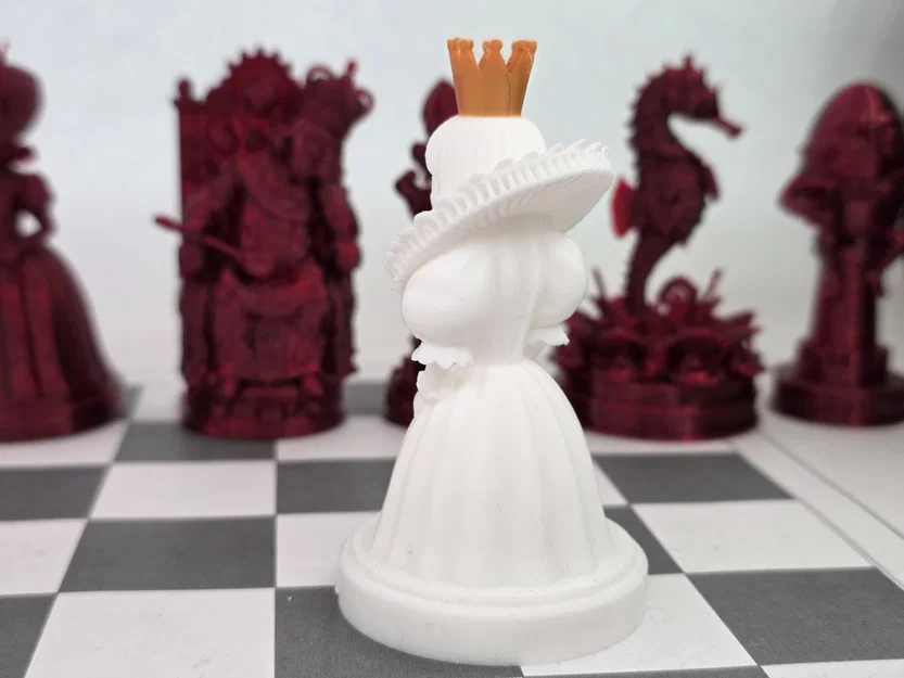 White Queen Alice (Chặng cuối) - Bộ cờ vua Wonderland - Image 3