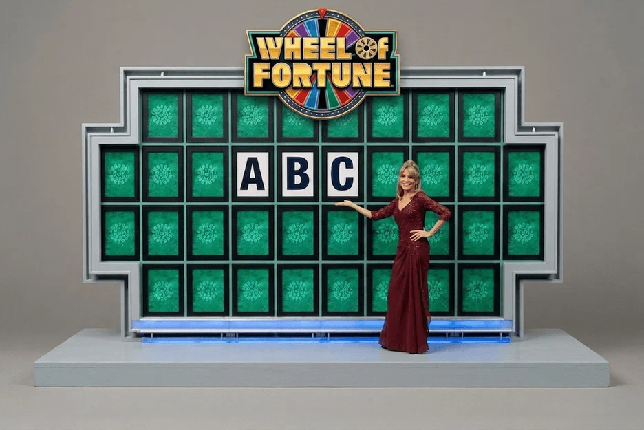 Mô hình 3D Wheel of Fortune - Bảng chữ cái Vanna White biểu tượng - Image 1