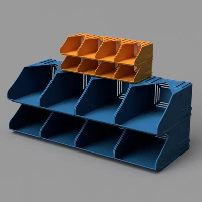 Khay Chứa Đồ Xếp Chồng (Stackable Interlocking Bins)