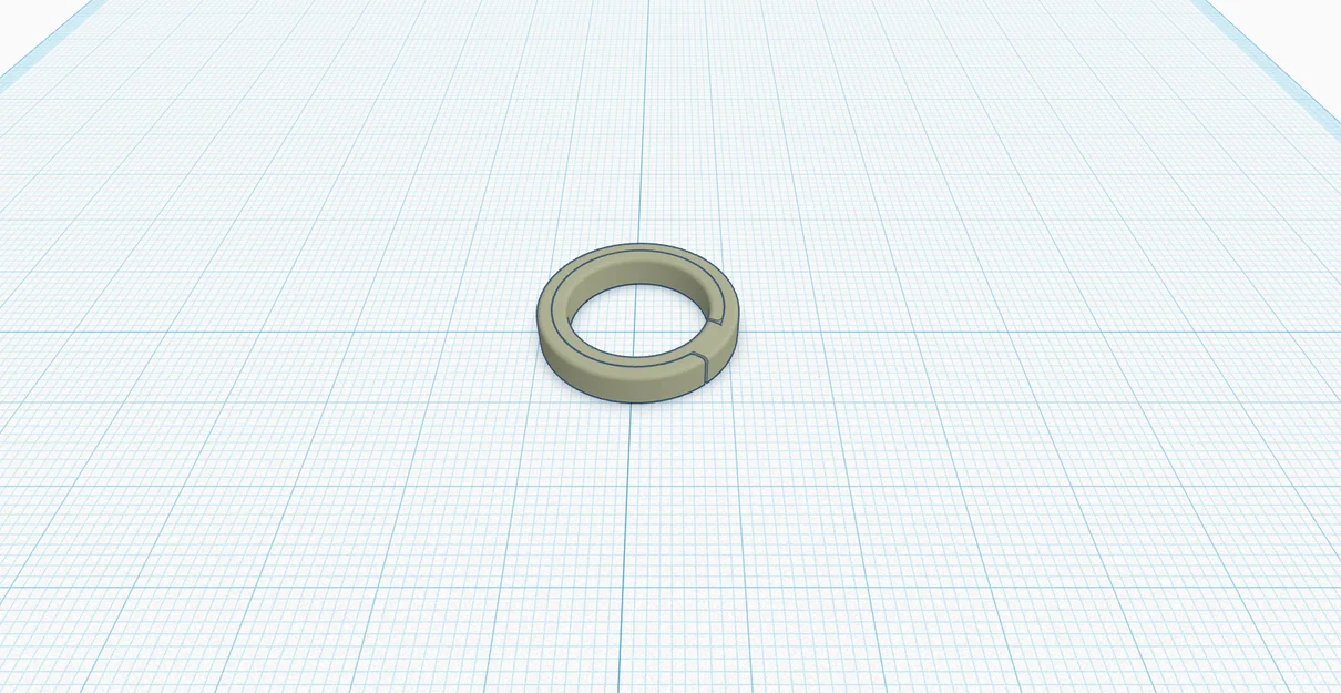 Mẫu Keychain v2 - Vòng móc khóa in 3D đơn giản, tiện lợi - Image 1