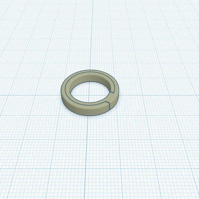 Mẫu Keychain v2 - Vòng móc khóa in 3D đơn giản, tiện lợi