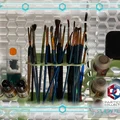 Giá Đựng Cọ Vẽ – Hệ Thống Modular HSW & Gắn Tường - Thumbnail 1