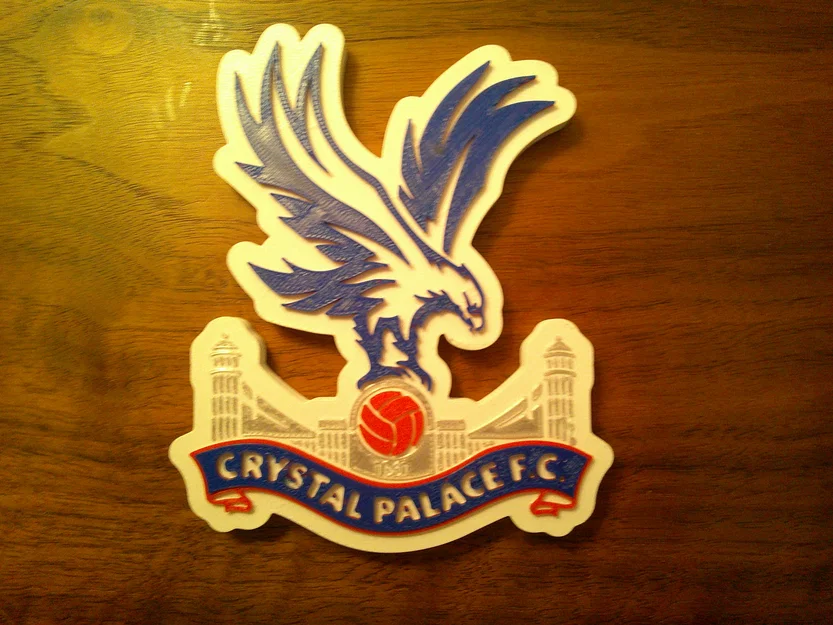 Mô hình logo Crystal Palace F.C. in 3D độc đáo cho người hâm mộ - Image 1