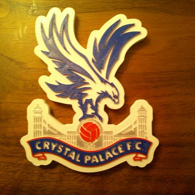 Mô hình logo Crystal Palace F.C. in 3D độc đáo cho người hâm mộ