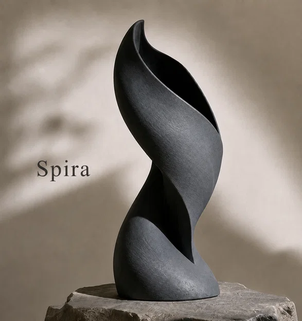 Tác phẩm điêu khắc nghệ thuật Spira hình dáng người phụ nữ - Image 1