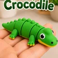 Cá sấu nhỏ đáng yêu – Đồ chơi khớp nối in 3D linh hoạt - Thumbnail 2