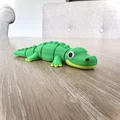 Cá sấu nhỏ đáng yêu – Đồ chơi khớp nối in 3D linh hoạt - Thumbnail 4