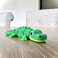Cá sấu nhỏ đáng yêu – Đồ chơi khớp nối in 3D linh hoạt - Thumbnail 6